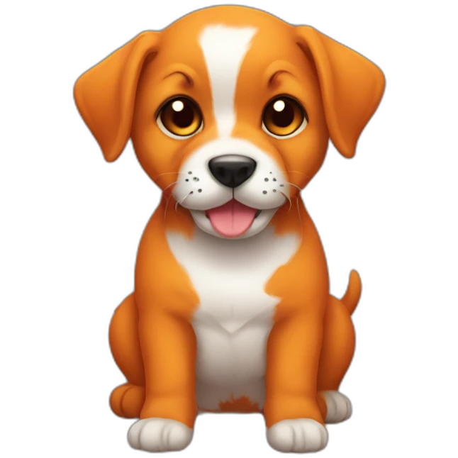 puppy jack o lantern emoji