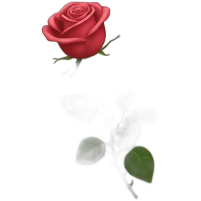 Closed rose emoji