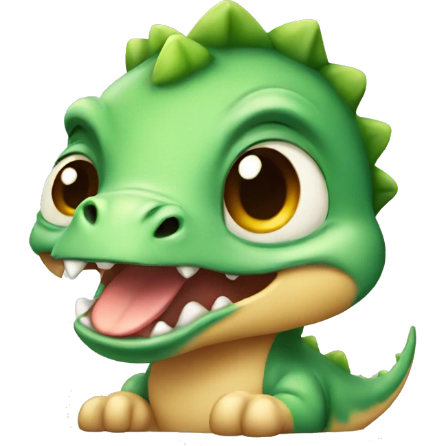 Baby dinosaur mean emoji