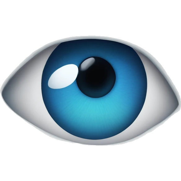 Blue eye emoji