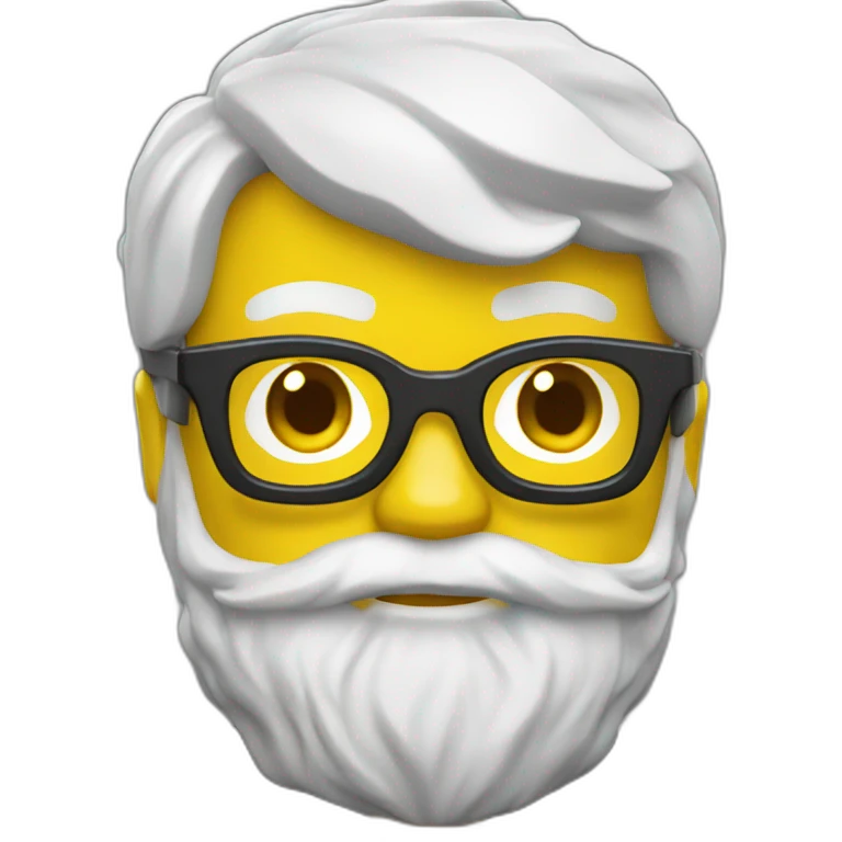 Yellow lego developer emoji