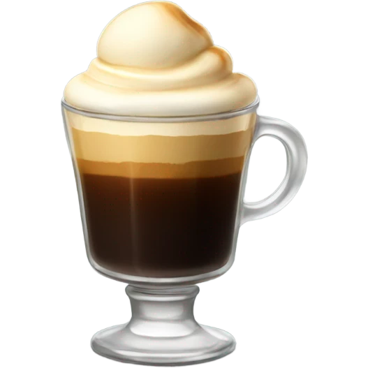 Small Espresso affogato emoji