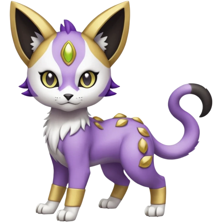 Meloetta-Meicoomon-Gatomon-Liepard-Pokémon-Digimon-Fakémon-fusion-hybrid-creature emoji