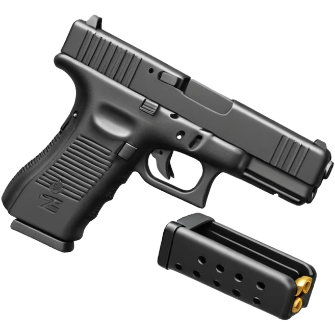 Glock 17 extended magazine emoji
