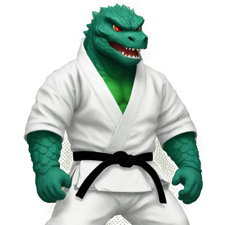 Godzilla jiu jitsu  emoji