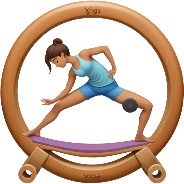 yoga wheel emoji