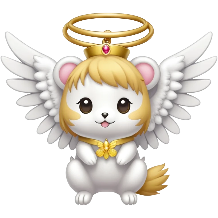 card captor sakura, kero wings emoji