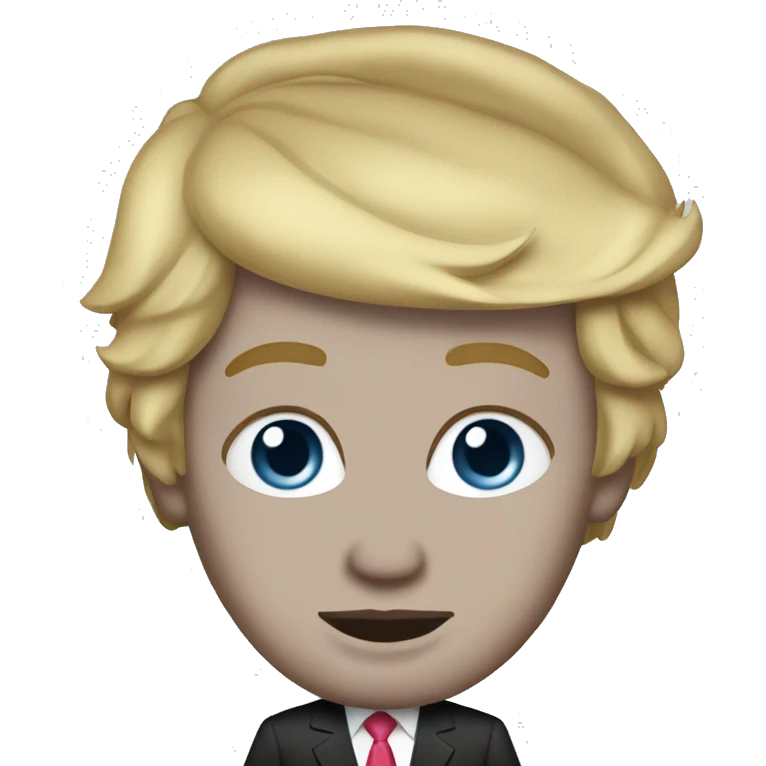 coquette donald trump emoji