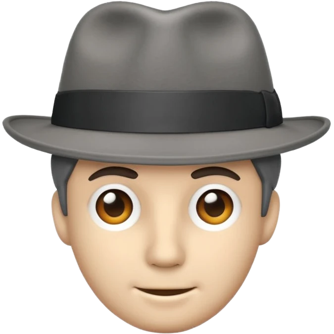 grey fedora emoji