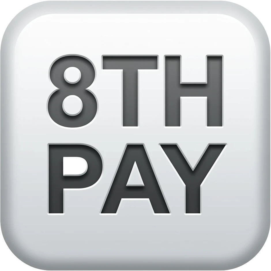 8TH PAY ICON WITH THIS TEXT emoji