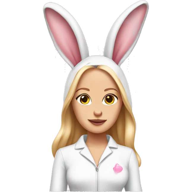 Regina George wearing bunny costume emoji