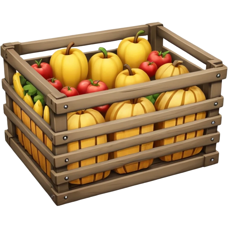 The food crate emoji