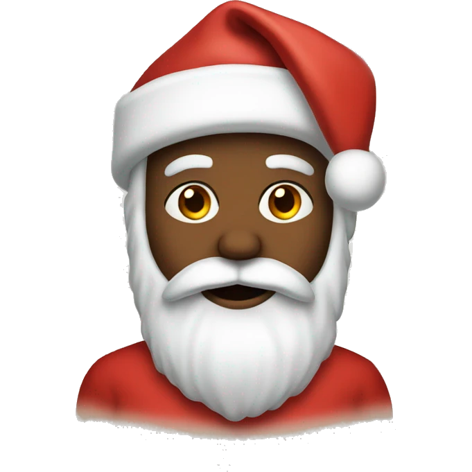 Santa with heart eyes emoji