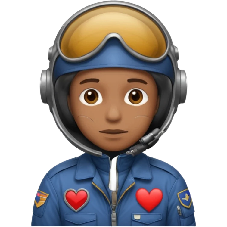 Pilot and heart break emoji emoji