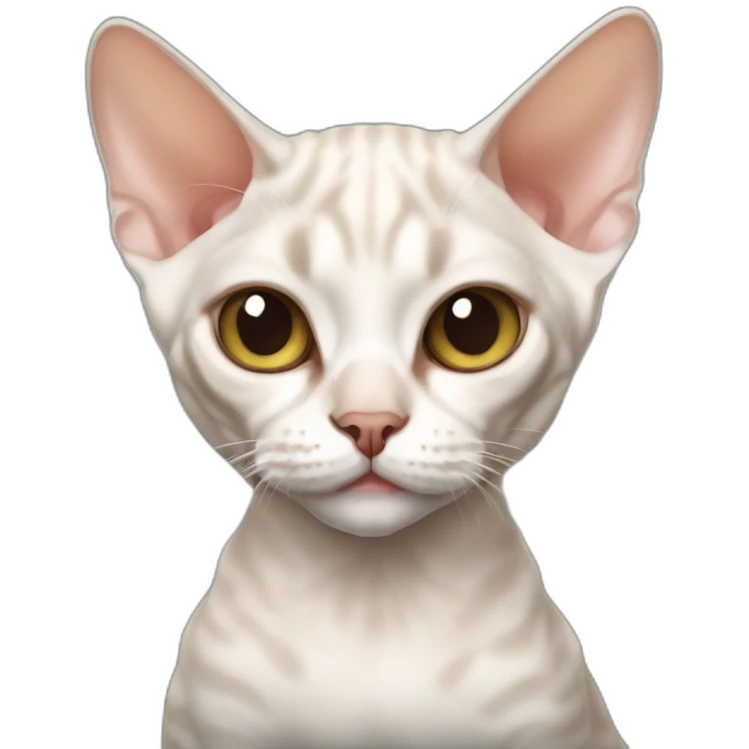 Devon rex cat fat emoji