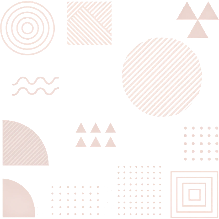 refined pink theme, geometric patterns, modern emoji