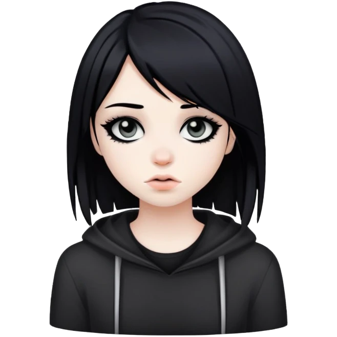 Emo girl emoji