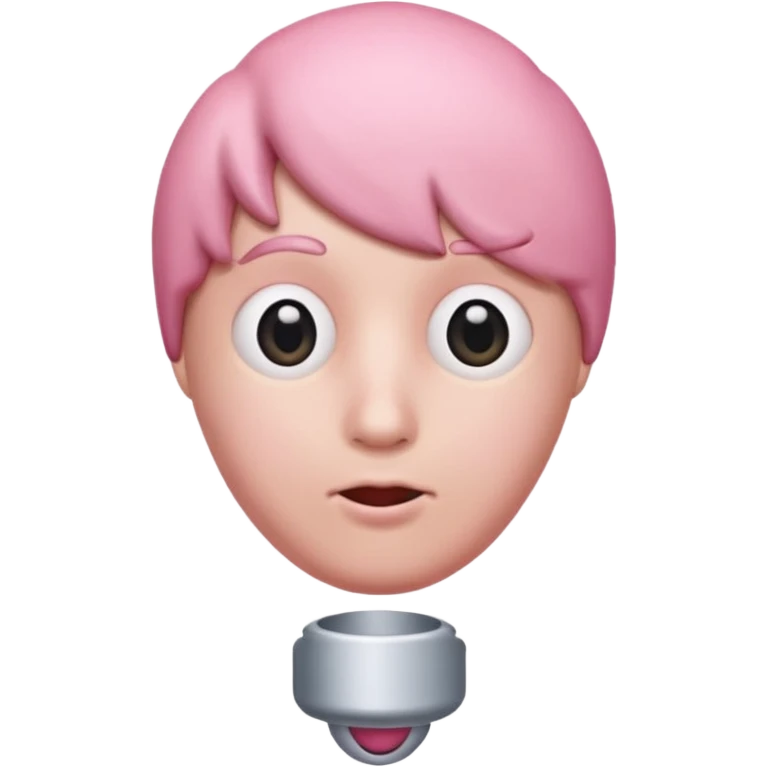 Реалистичный пенис с головкой розового цвета emoji