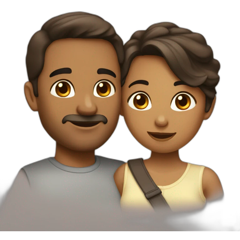 Amoureux et énervé emoji