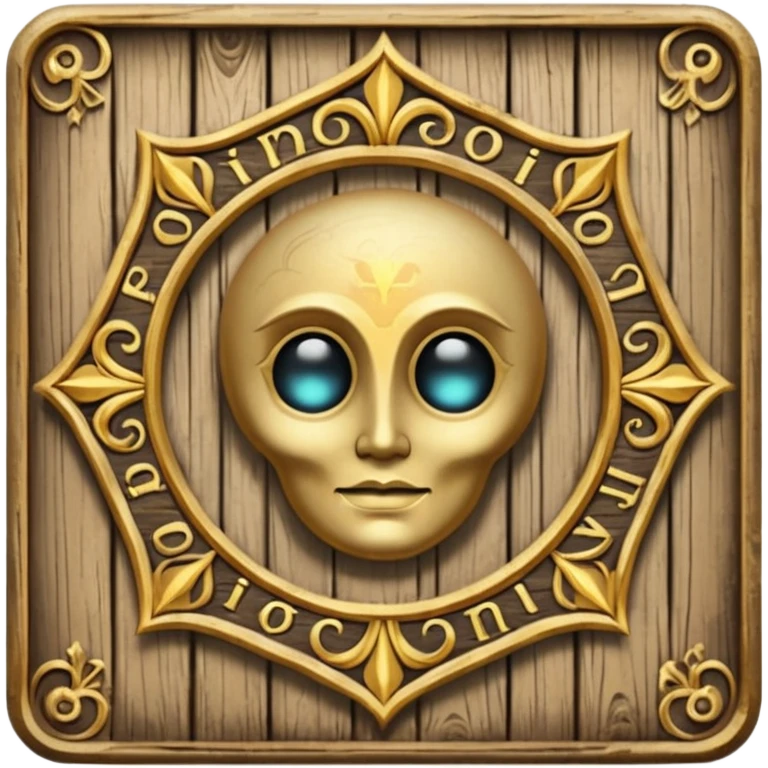 Vintage psychic sign emoji