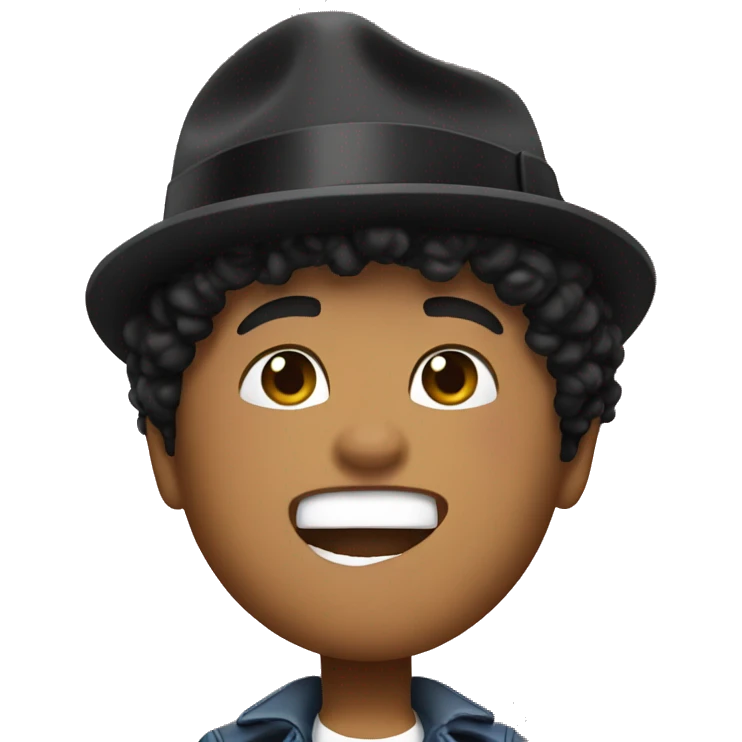 bruno mars singing emoji