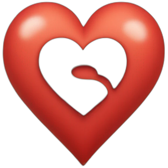 Red heart with the number 85 emoji