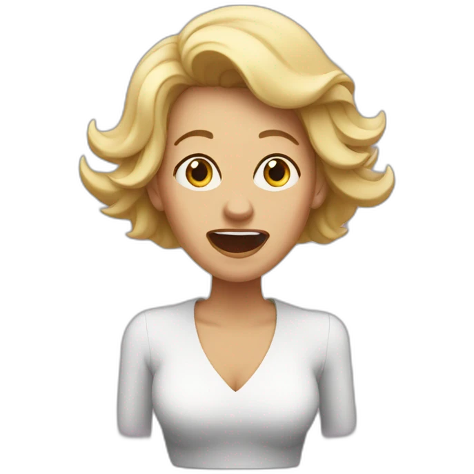 Hysterical mother emoji