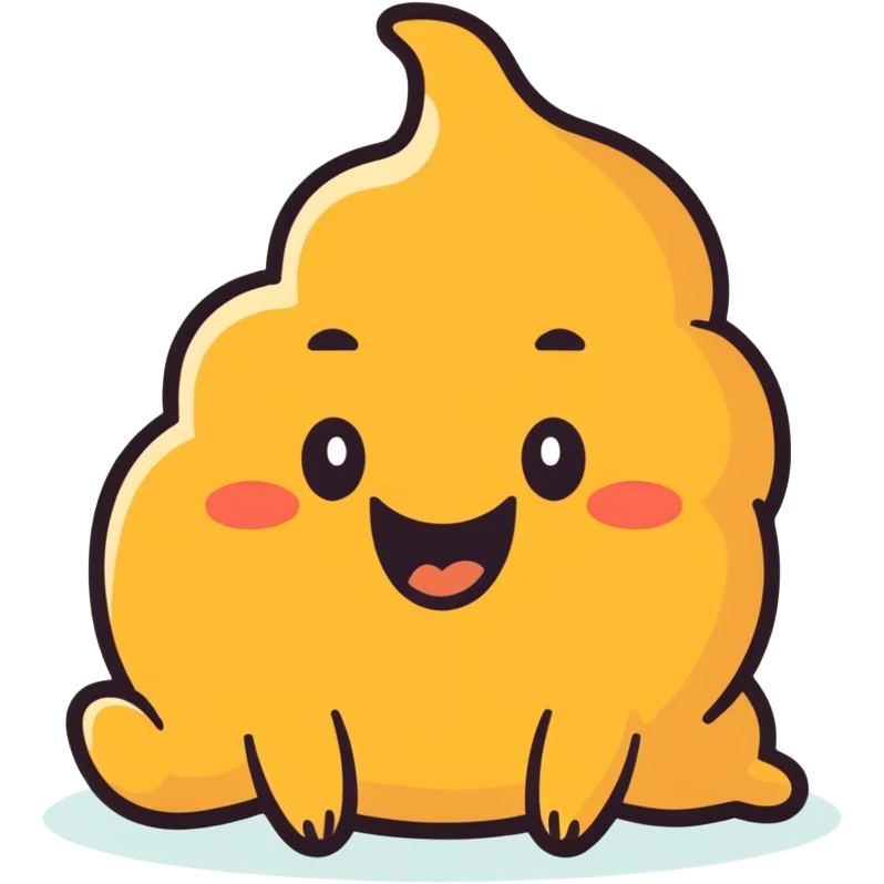 A poo emoji laughing emoji