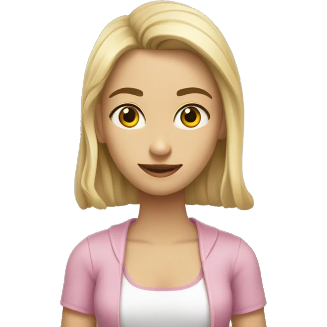 девушка блондинка с парнем брюнетом целуются  emoji