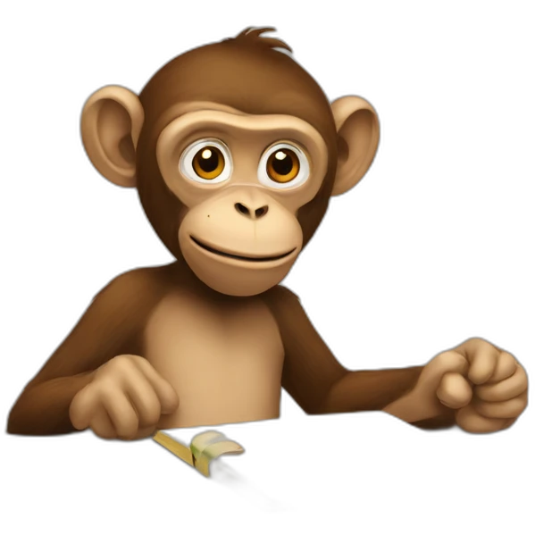 Monkey at schoo emoji