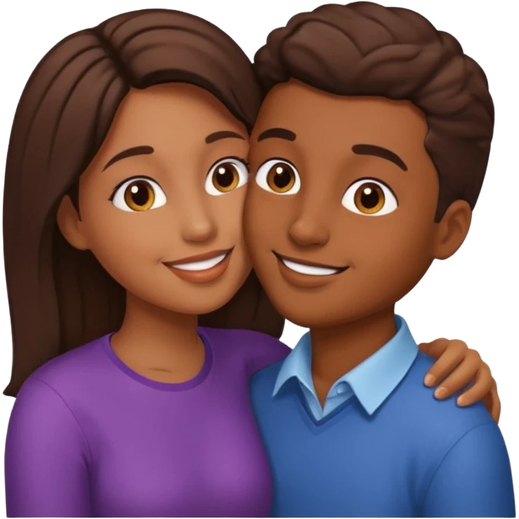 👩🏽emoji 🧑🏽 bunu öpüyor emoji