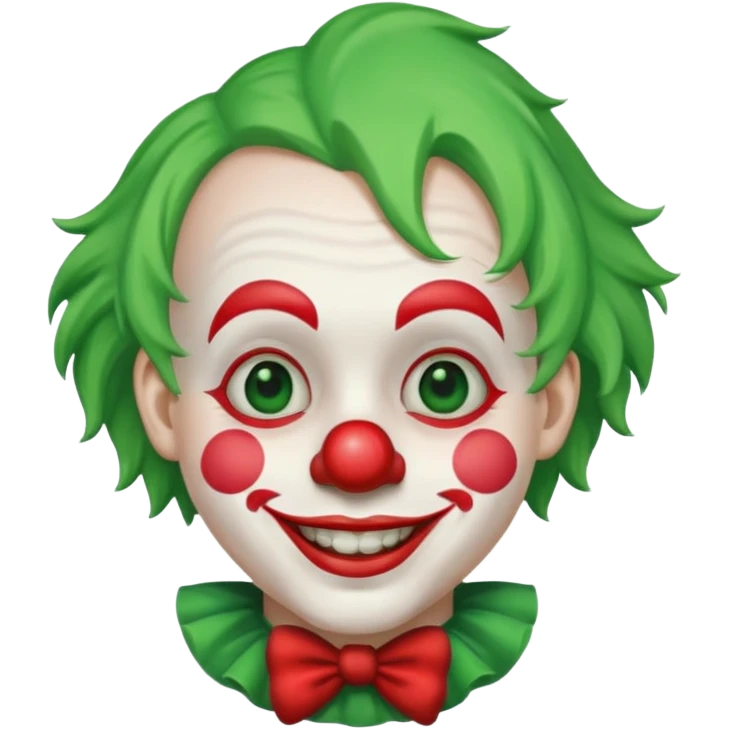 clown with green hair emoji