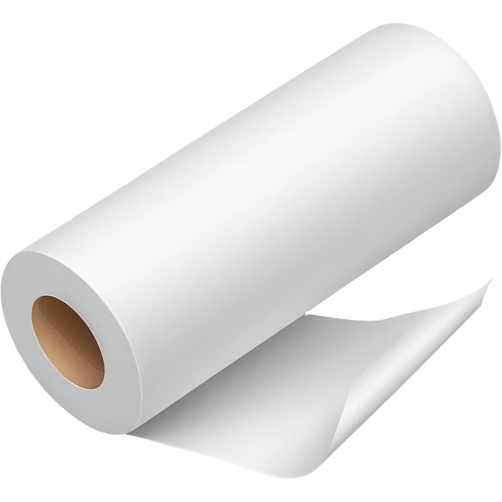 white paper roll emoji