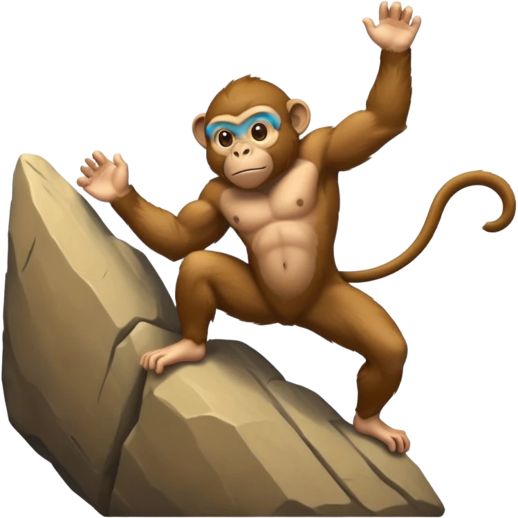 animal bouldering emoji