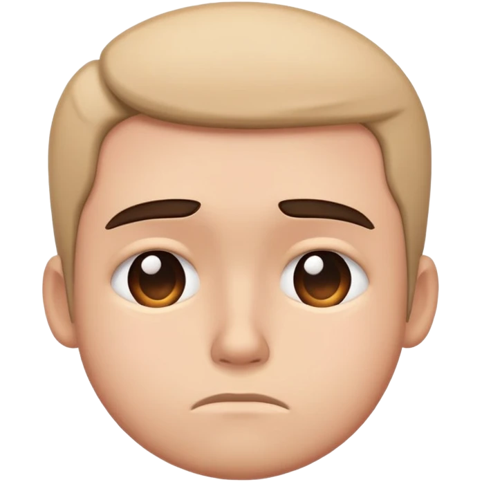 sad person rocking back and forth emoji