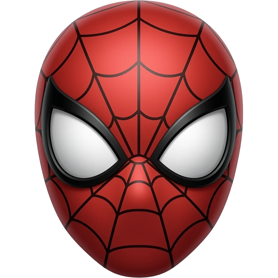 Spiderman face emoji