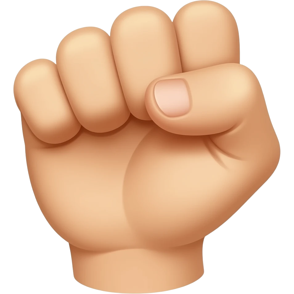 puño hacia arriba emoji