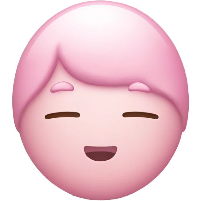 rosado bajito cute  emoji