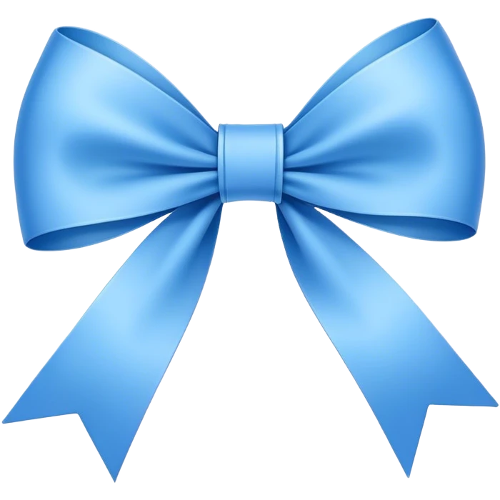 Super ultra-thin and stretched ribbon bow, as narrow as possible, single loop, no extra loops, no fluffy or rounded shapes, only one long and sleek ribbon, delicate, minimalist, NO DOUBLE LOOPS, NO THICKNESS, ONLY A SINGLE SLIM LINE blue emoji