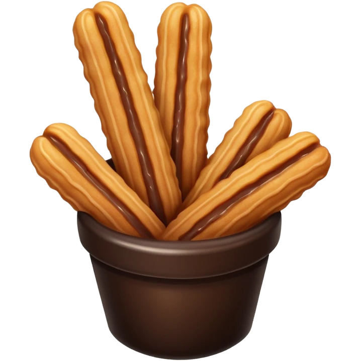 black churros emoji