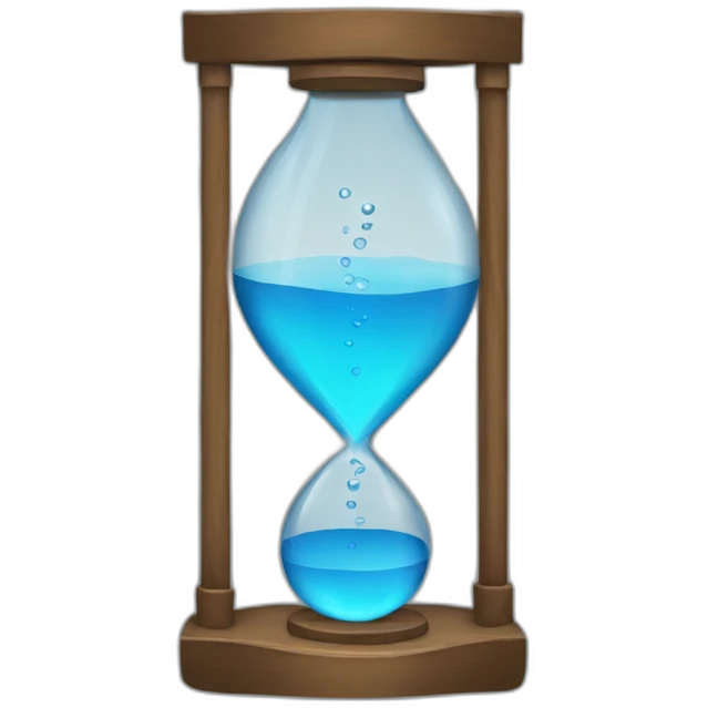 water clock emoji