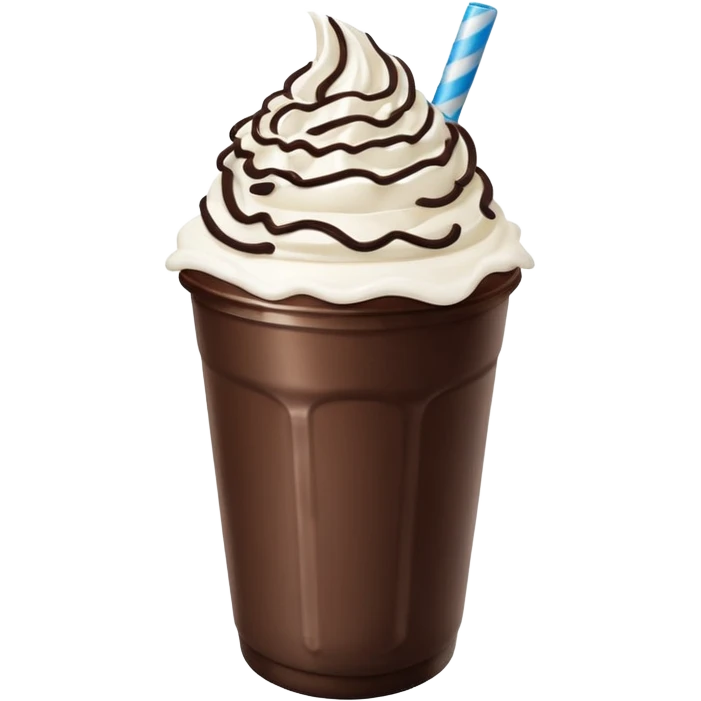 Oreo milkshake in a takeaway cup from Locke Burger Limerick emoji