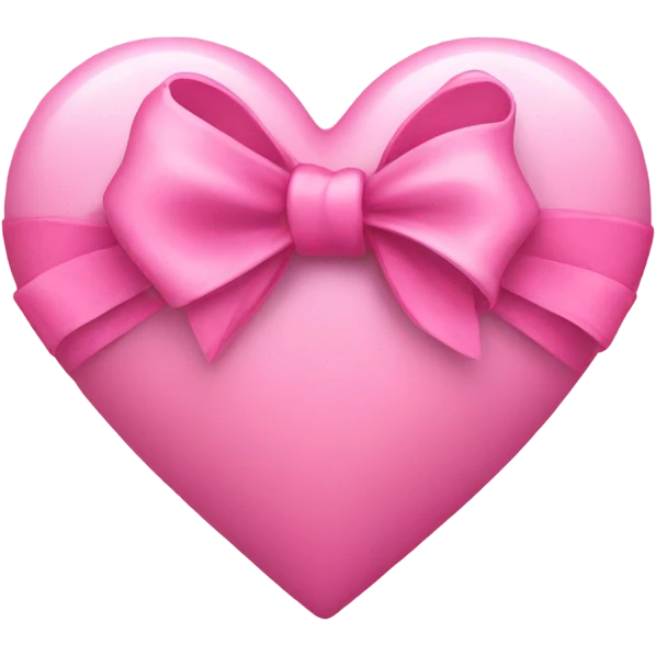 Pink heart with bows  emoji
