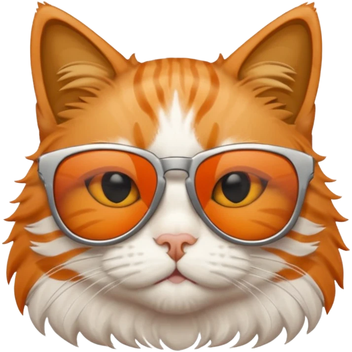 Cat wearing sunglasses and he has a sign on top of him saying "niall and arhaan are stupid" emoji