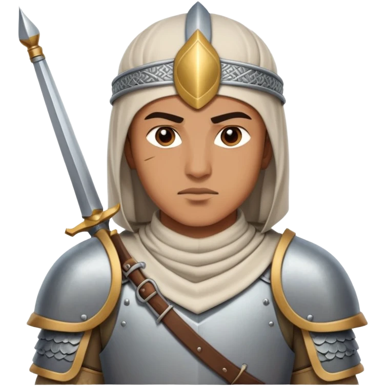 A Muslim warrior emoji