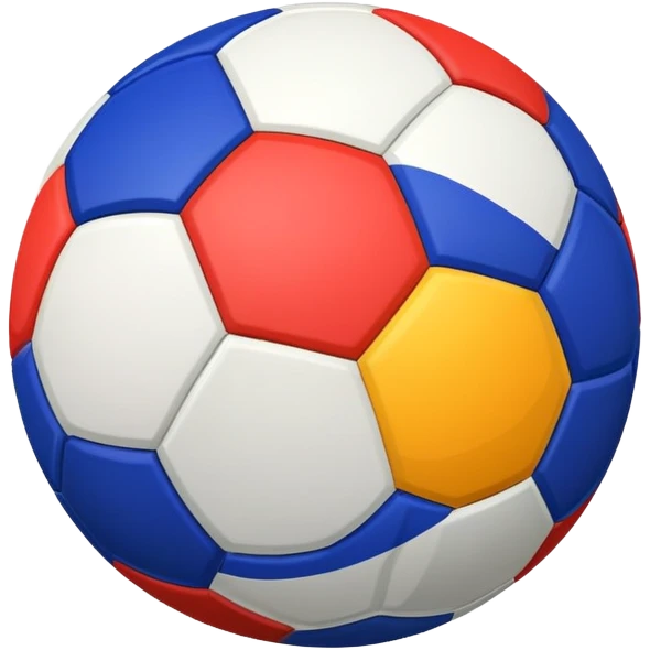 colored soccer ball emoji
