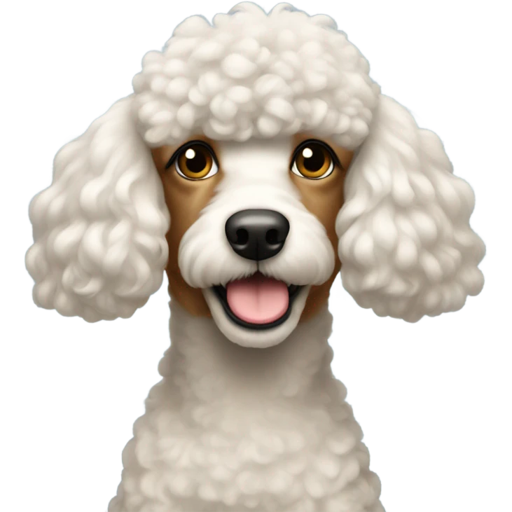 Poodle with mullet emoji