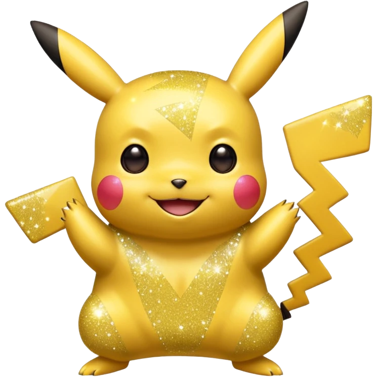 glitter pokemon pikachu emoji