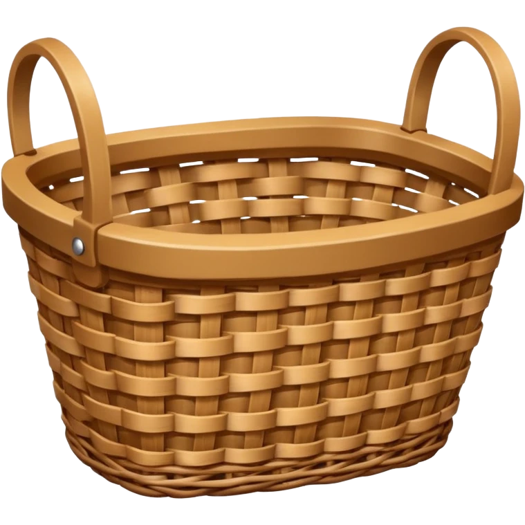 empty wicker basket emoji