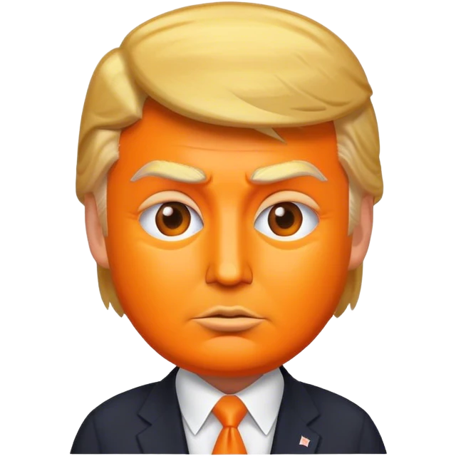 make a crypto donald trump emojie emoji